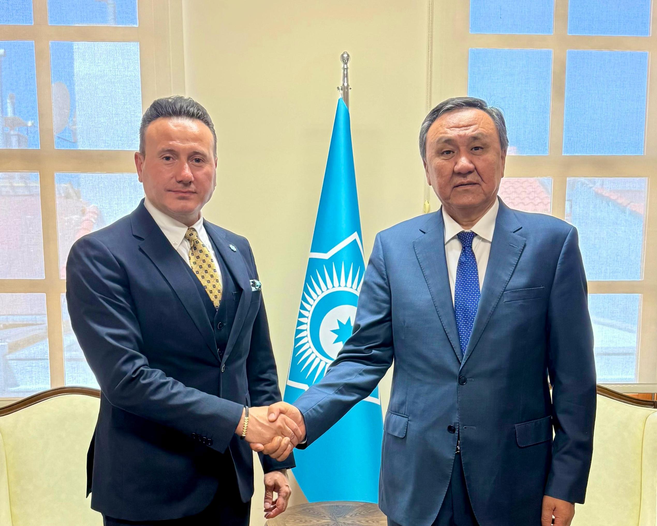 The Secretary General of OTS received the Secretary General of the Union of Turkic Chambers of Commerce and Industry