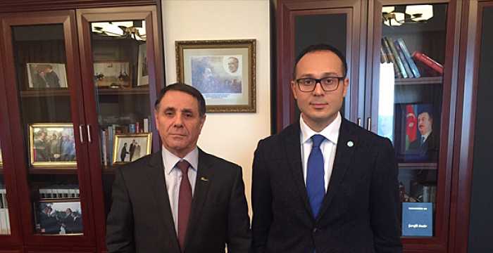 Türk Keneşi Genel Sekreteri Büyükelçi Ramil Hasanov, Azerbaycan Cumhurbaşkanlığı Genel Sekreteri`nin Dış İlişkilerden Sorumlu Yardımcısı Nevruz Memedov`la görüştü.