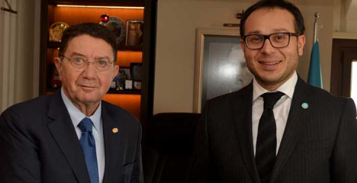 Secretary General of  the UN World Tourism Organization (UNWTO) Mr. Taleb Rifai paid a visit to Secretary General of the Turkic Council Ambassador Ramil Hasanov on January 27, 2017.  