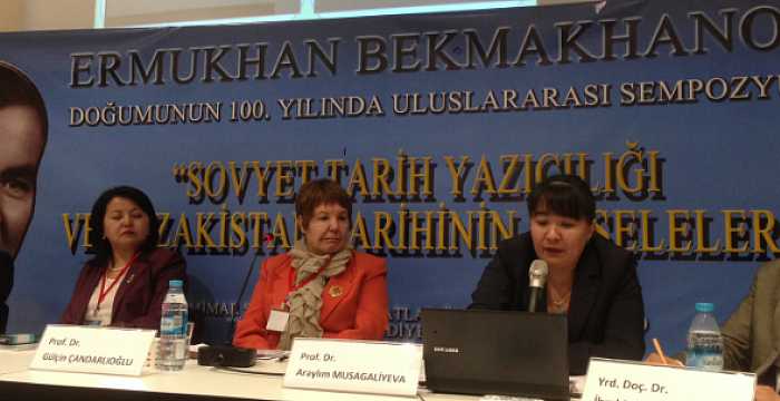 Türk Keneşi Proje Direktörü Yedil Myrzakhanov “Sovyet Tarih Yazıcılığı ve Kazakistan Tarihinin Meseleleri” adlı Uluslararası Sempozyuma 15-16 Nisan 2015 tarihinde katılmıştır. 