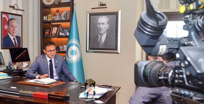 Secretary General of the Turkic Council Ambassador Ramil Hasanov gave an interview to the National Television Channel of Kazakhstan on 10 October 2017.