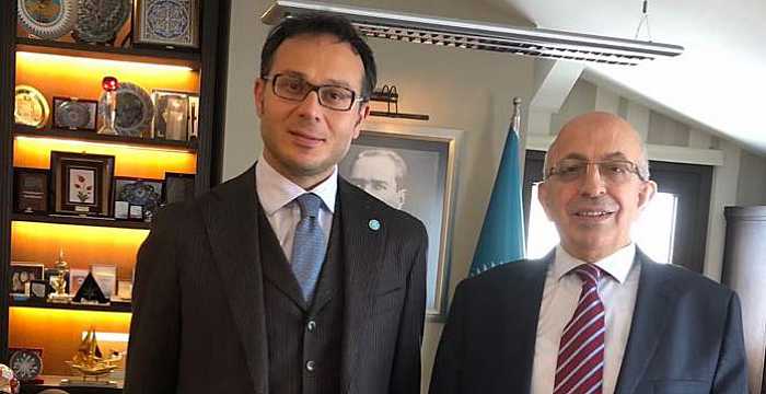 Vice Rector of Istanbul University Prof. Dr. Sedat Murat paid a courtesy visit to the Turkic Council Secretary General Ambassador Ramil Hasanov on 28 March 2018 at his office.