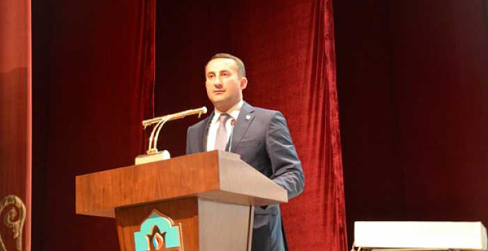 Turkic Council Project Director Ceyhun Şahverdiyev gave a speech at the International Forum `Turkic World and the Information Space` held in Turkistan.