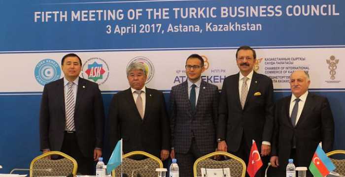 Fifth Meeting of the Turkic Business Council was held on 3 April 2017 in Astana.