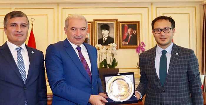 Turkic Council Secretary General Ambassador Ramil Hasanov met with Istanbul Metropolitan Municipality Mayor Mevlüt Uysal.