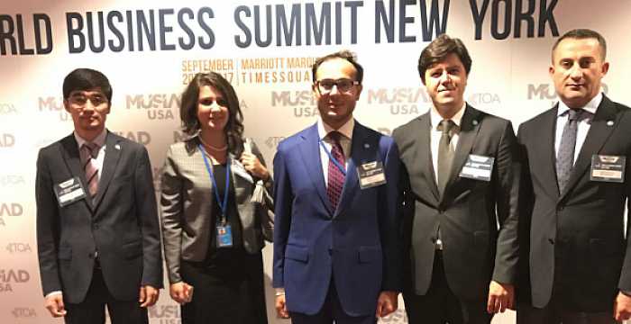 Turkic Council Secretary General Ambassador Ramil Hasanov attended the World Business Summit New York 2017.