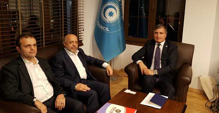 Turkic Council Deputy Secretary General Dr. Ömer Kocaman met with President of Hak-İş Trade Union Confederation Mahmut Arslan and Secretary General of Hak-İş Trade Union Confederation Dr. Osman Yıldız.