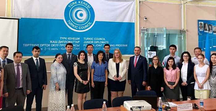 President of Turkic Culture and Heritage Foundation, Ms. Gunay Afandiyeva  gave a lecture during Turkic Council Junior Diplomats 4th Training program.