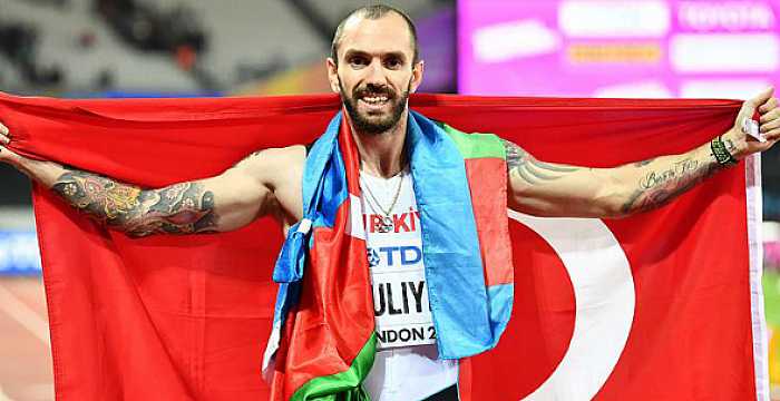 Turkic Council Secretary General Ambassador Ramil Hasanov`s congratulatory message to Ramil Guliyev, a sportsman of Azerbaijani origin, who raced for Turkey and became a World Champion at the World Athletics Championship: