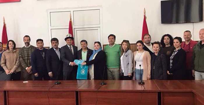 The delegation of the first fam trip of the Turkic Council Modern Silk Road Joint Tour Package visited Ruh Ordo Open Air Museum and Issyk-Kul Lake.