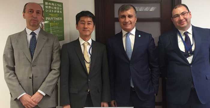 Deputy Secretary General Dr. Ömer Kocaman and Project Director Farid Damirli met with Matsuoki Hideaki, Senior Representative Officer of Japan International Cooperation Agency (JICA). 