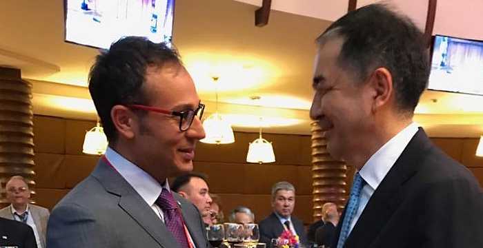 Türk Keneşi Genel Sekreteri Büyükelçi Ramil Hasanov Kazakistan Cumhuriyeti Başbakanı Bakytzhan Sagintayev`in verdiği resepsiyona katıldı. 