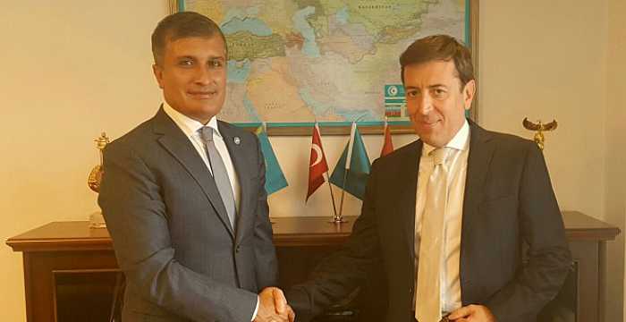 President of Turkish - Kazakh Businessmen  Association (TÜKİB) Mr. Fırat Develioğlu visited Deputy Secretary General of the Turkic Council, Dr. Ömer Kocaman.