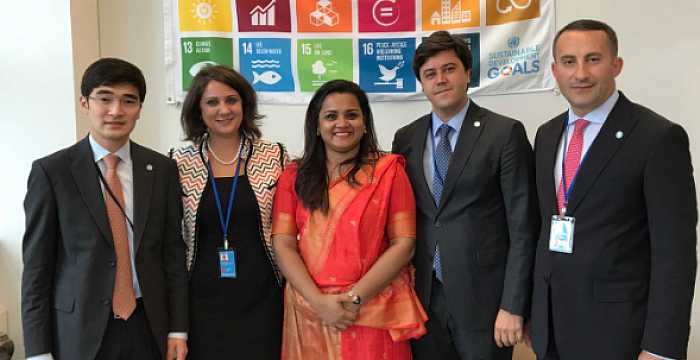 The delegation of the Turkic Council paid a courtesy visit to Ms. Jayathma Wickramanayake, UN Secretary General`s Envoy on Youth.