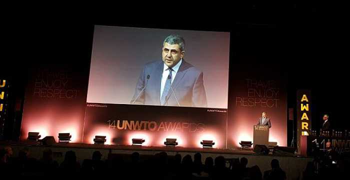 Ambassador Ramil Hasanov, Secretary General of the Turkic Council participated in the 14th UNWTO Awards Ceremony held on the margins of FITUR. 