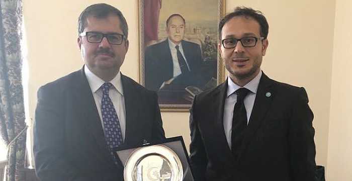 Turkic Council Secretary General Ambassador Ramil Hasanov visited Ambassador of the Republic of Azerbaijan to Ankara Hazar İbrahim on 22 November 2017. 