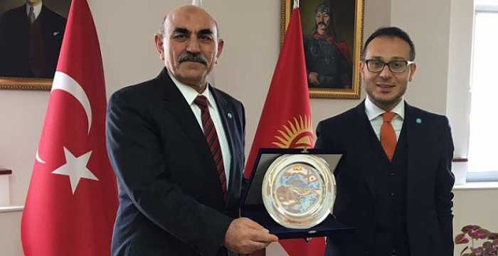 Secretary General of the Turkic Council Ambassador Ramil Hasanov visited Prof. Dr. Sebahattin Balcı  Rector of Kyrgyz Turkish Manas University (KTMU) and the Chairman-in-Office of the Turkic Council Turkic University Union. 