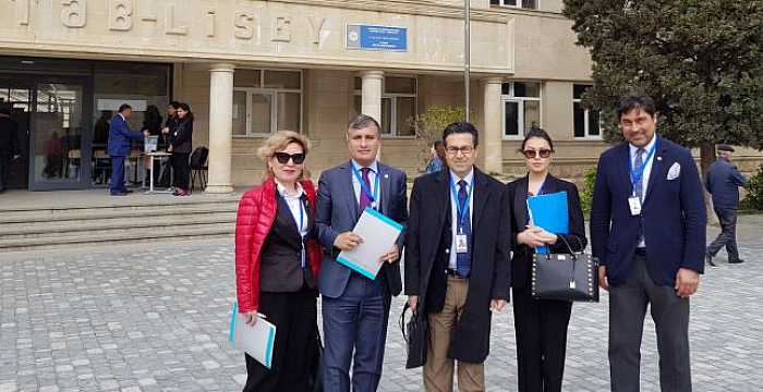 Türk Konseyi Uluslararası Gözlem Heyeti, Azerbaycan`da Cumhurbaşkanlığı Seçimlerini izlemeye devam etmektedir.