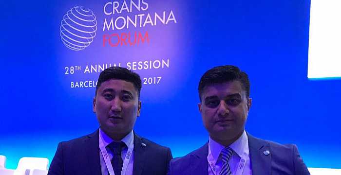 Türk Keneşi heyeti 5 Temmuz 2017 tarihinde Barselona’da düzenlenen Crans Montana Forumunun 28. Yıllık Toplantısına katılmıştır.