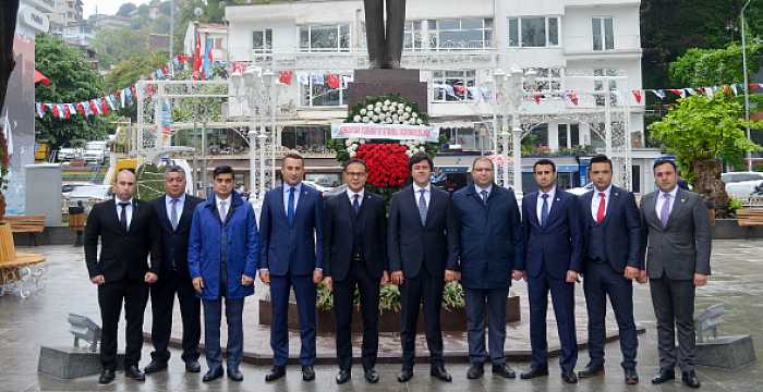 Turkic Council delegation headed by Secretary General Ambassador Ramil Hasanov attended the commemoration ceremony on the occasion of the 95th anniversary of birth of the Great Leader Heydar Aliyev.