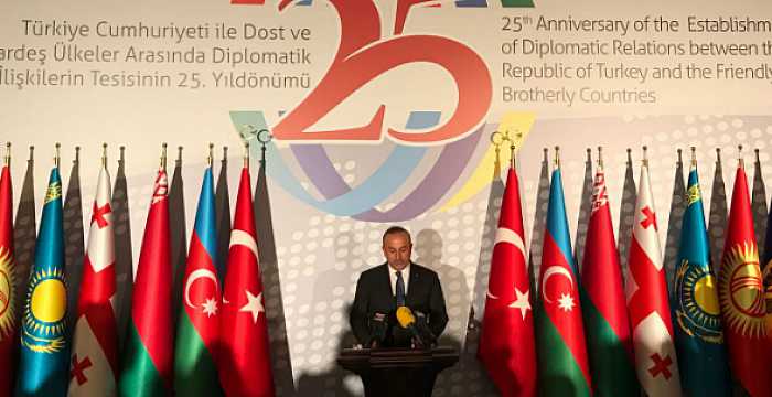 Turkic Council Secretary General Ambassador Ramil Hasanov attended to the reception given by Minister of Foreign Affairs of the Republic of Turkey Mevlüt Çavuşoğlu.