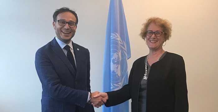 Secretary General of the Turkic Council Ambassador Ramil Hasanov held a bilateral meeting with the Assistant Secretary General of the UN and Vice-President of UNDP Ms. Cihan Sultanoğlu.