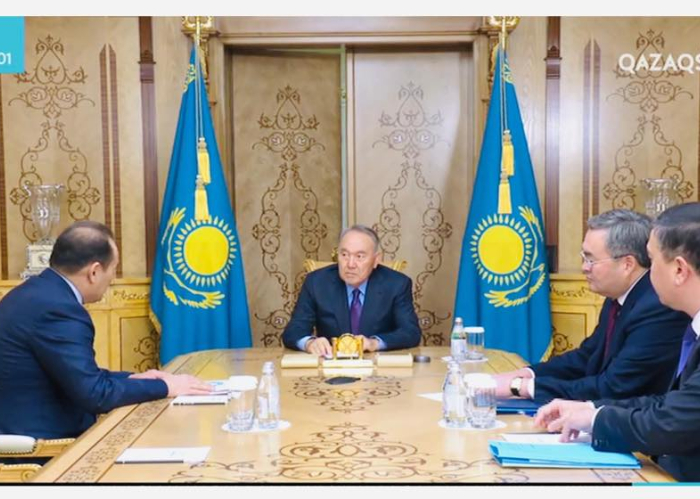 First President of the Republic of Kazakhstan Elbasy H.E. Nursultan Nazarbayev received Secretary General of the Turkic Council Baghdad Amreyev