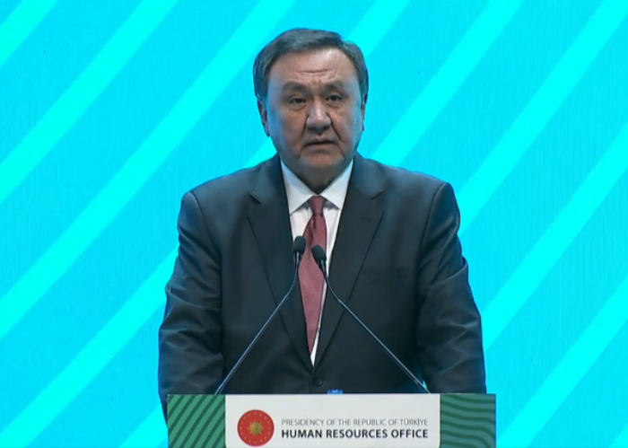 Türk Devletleri Teşkilatı Genel Sekreteri Büyükelçi Kubanıçbek Ömüraliyev  İstanbul İnsan Kaynakları Forumunun Açılış Programına hitap etti.