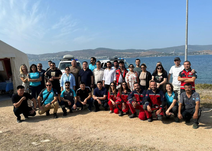 "Türk Dünyası Acil Tıbbi Kurtarma Ekibi" eğitimi İzmir-Urla