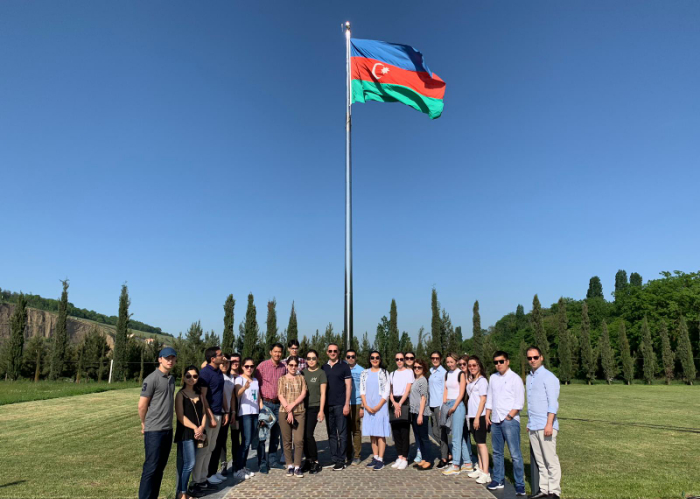 Participants of the Turkic Council Junior Diplomats 6th Joint Training Program visited Guba Genocide Memorial Complex and  Khinalyg village