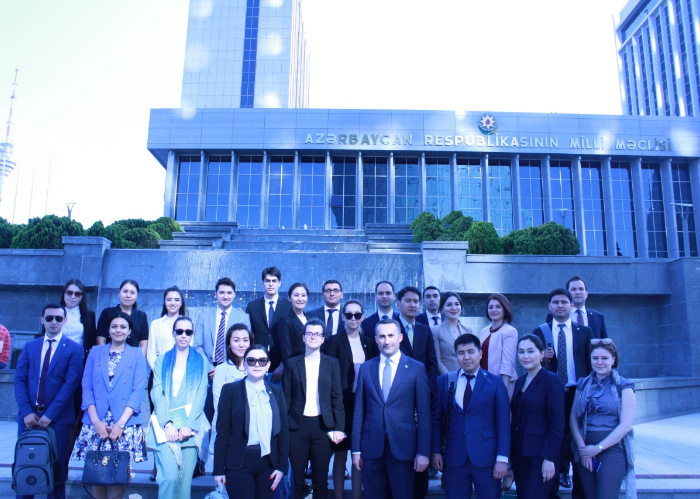 Junior Diplomats of the Turkic Council’s 6th Joint Training Program  visited the Milli Majlis of the Republic of Azerbaijan on 15 May 2019