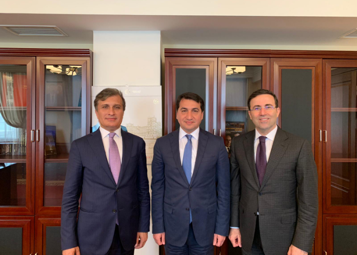 Turkic Council Deputies Secretary General  held a meeting with Hikmat Hajiyev, Head of Foreign Policy Affairs Department of the Administration of the Republic of Azerbaijan 