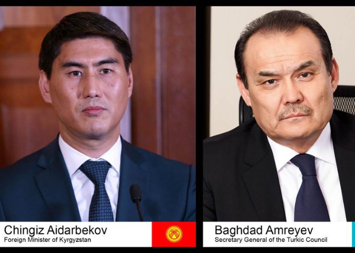 Secretary General Amreyev and Foreign Minister Aidarbekov held telephone conversation