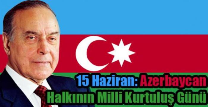 Türk Konseyi Genel Sekreteri Büyükelçi Ramil Hasan’ın 15 Haziran Azerbaycan Halkının Milli Kurtuluş Günü vesilesiyle kutlama mesajı;