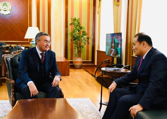 Secretary General of the Turkic Council met with the Minister of Foreign Affairs of Kazakhstan.