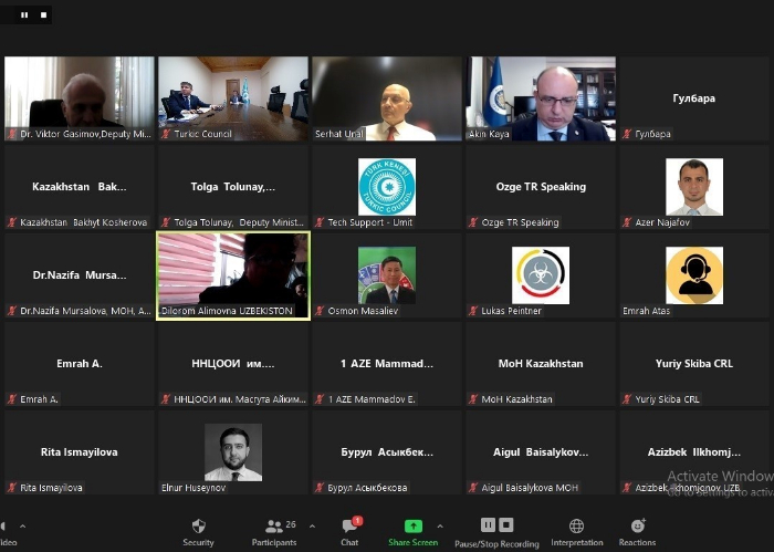 Turkic Council convened the 7th Video-Conference Meeting of the Health Scientific Group