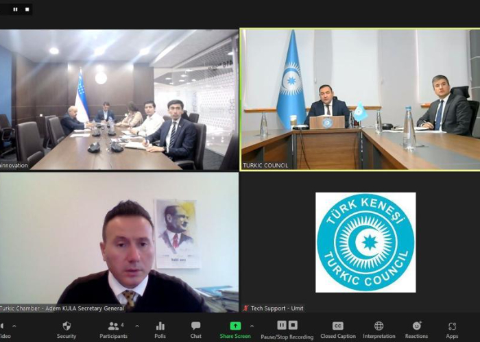 Turkic Council Secretariat and TCCI held an online meeting with the Ministry of Innovation of the Republic of Uzbekistan