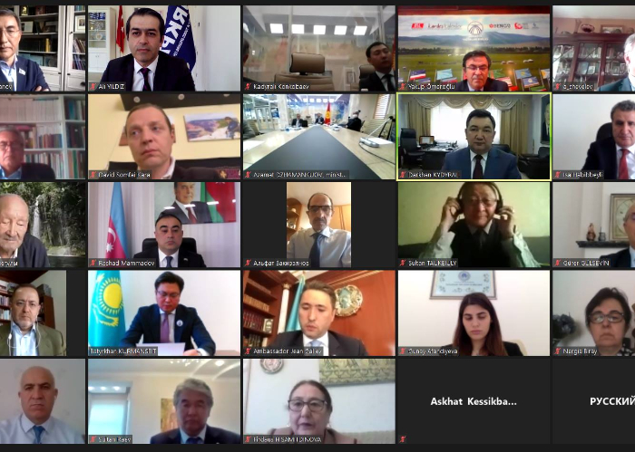 Turkic Council participated in the International Video Conference organized by the Turkic Academy.