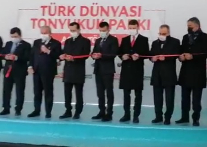 Türk Konseyi Türk Dünyası Tonyukuk Parkının Açılışına katıldı.