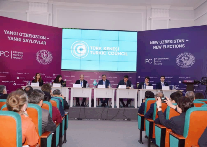 Turkic Council International Election Observation Mission presented its statement on the Parliamentary Elections of the Republic of Uzbekistan at a Press Conference in Tashkent.