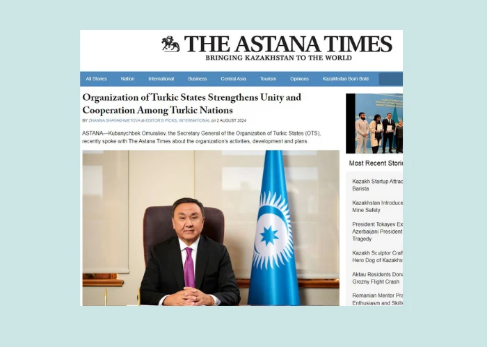 TDT Genel Sekreterinin Astana Times