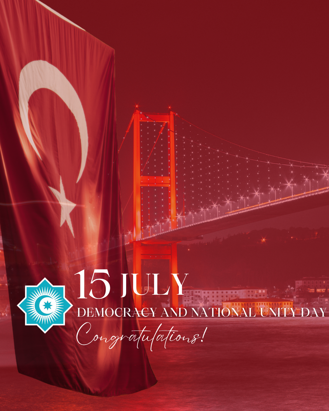Türk Devletleri Teşkilatı Genel Sekreteri’nin Türkiye Cumhuriyeti’nin 15 Temmuz Demokrasi ve Millî Birlik Günü münasebetiyle mesajı