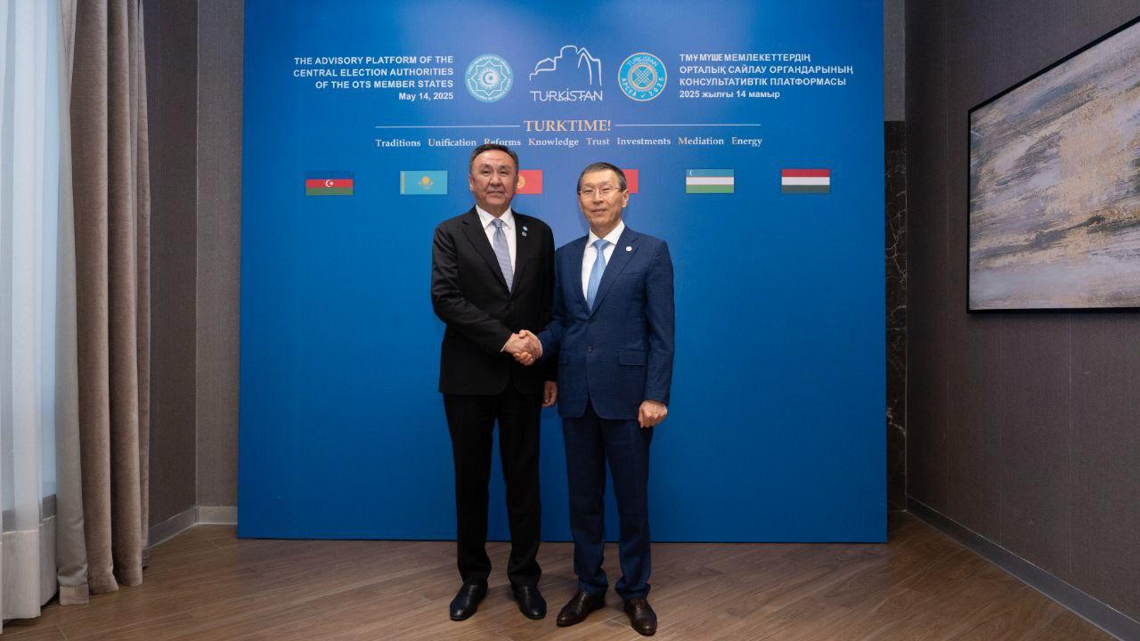 TDT Genel Sekreteri, Kazakistan Cumhuriyeti Merkez Seçim Komisyonu Başkanı ile görüştü