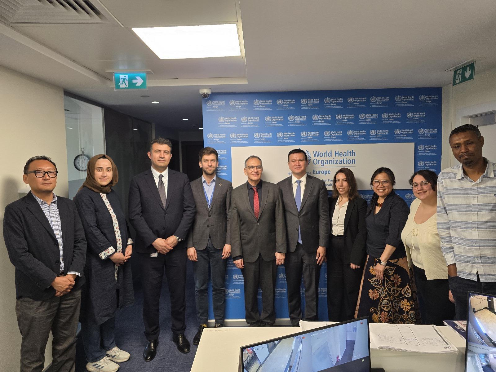 TDT Genel Sekreter Yardımcısı İstanbul’daki DSÖ Avrupa İnsani ve Sağlık Acil Durumlara Hazırlık Merkezi’ni Ziyareti