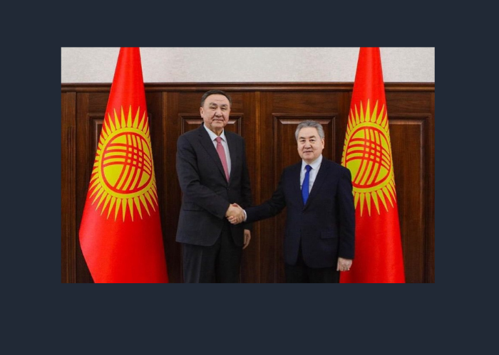 TDT Genel Sekreteri, Kırgızistan Dışişleri Bakanı ile Bişkek’te bir araya geldi