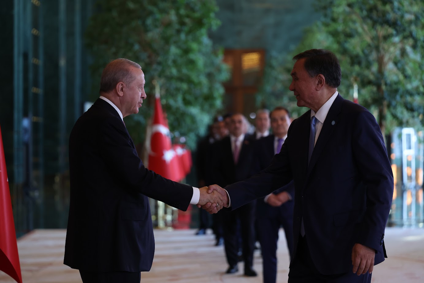 Türk Devletleri Teşkilatı Genel Sekreteri, Türkiye Cumhuriyeti Cumhurbaşkanı tarafından verilen Cumhuriyet Bayramı Resepsiyonu’na katıldı