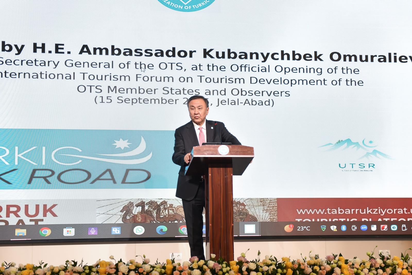 TDT  Uluslararası Turizm Kalkınma Forumu Celal-Abad